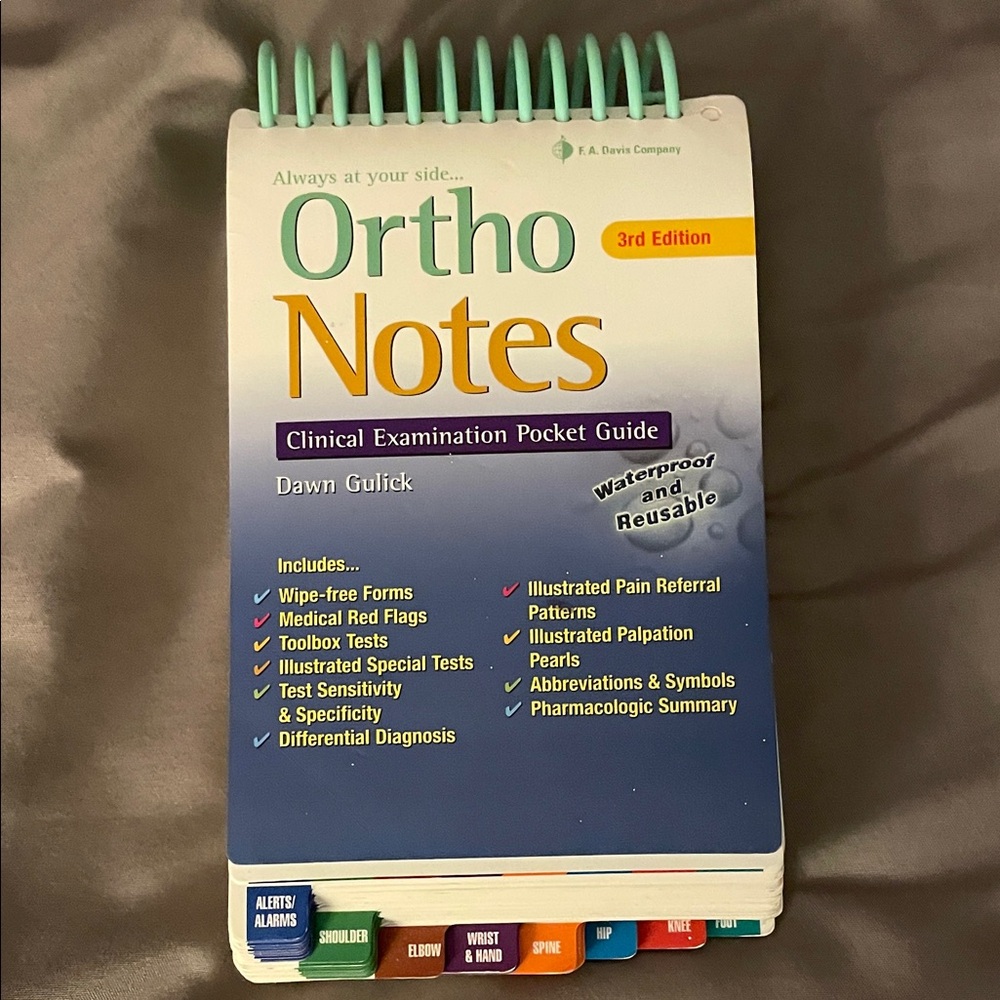 Ortho Notes Clinical Examination Pocket Guide
